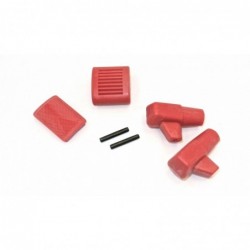 3-piece red rubber kit