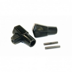 Black crutch tips Lambretta...