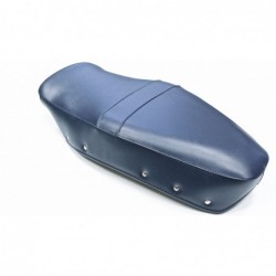 Blue saddle cover.