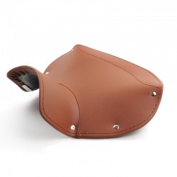 Brown front saddle cover...
