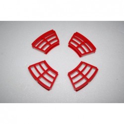 Red grid kit for disc brake.