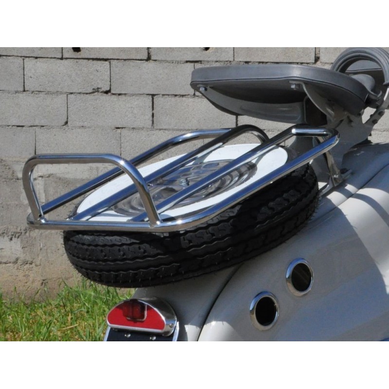 Porte bagage pour porte roue d'origine Lambretta LD